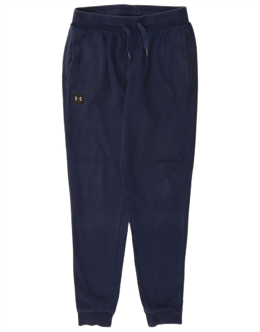 UNDER ARMOUR Womens Tracksuit Trousers Joggers UK 12 Medium Navy Blue