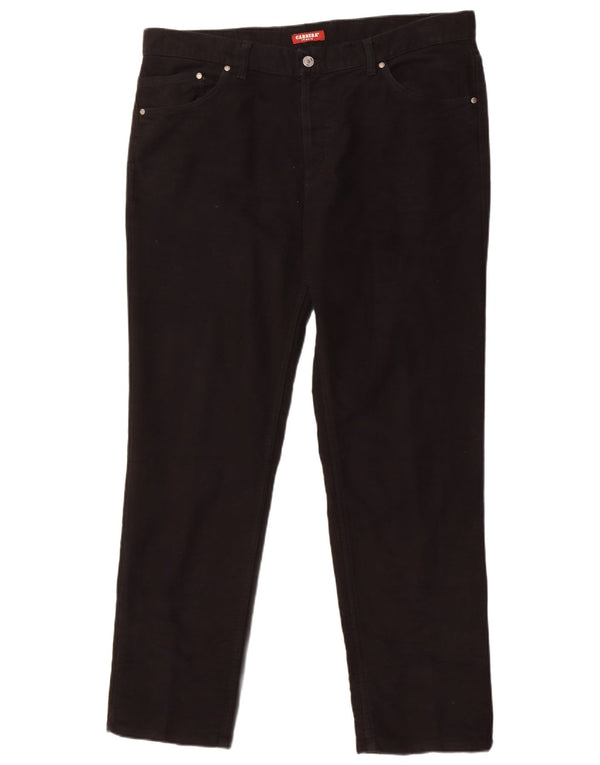 Carrera Mens 700 Straight Casual Trousers IT 56 3XL W38 L32 Black Cotton