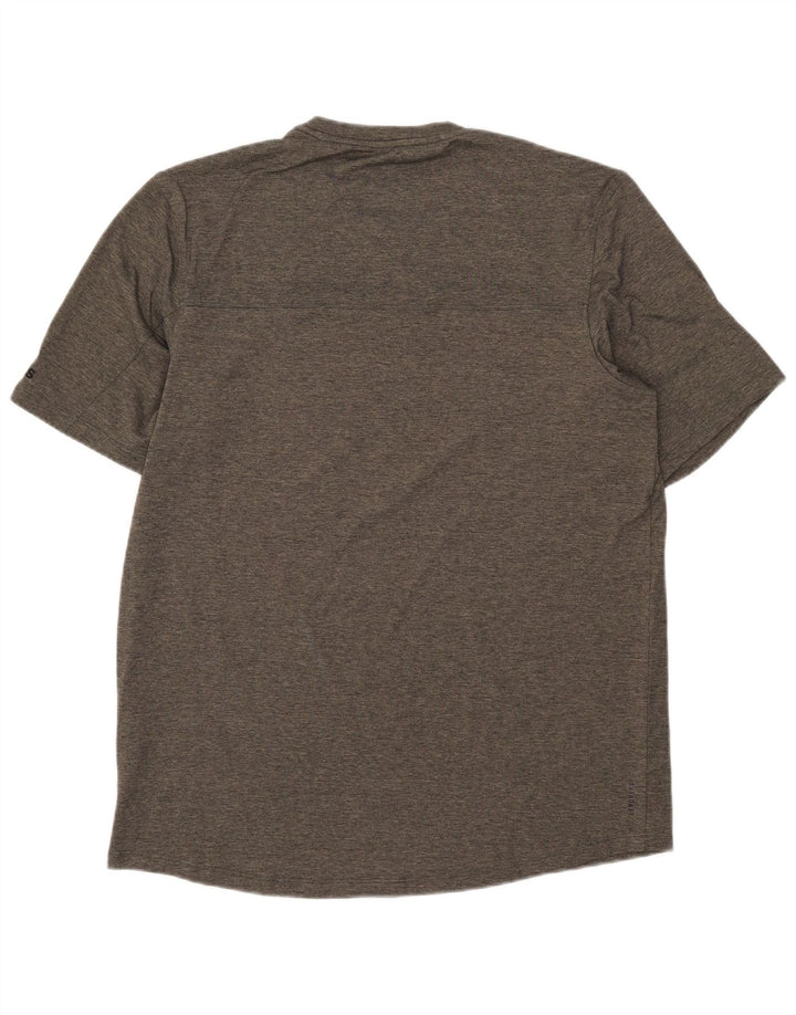 Adidas Mens Aeroready T-Shirt Top Large Grey Polyester