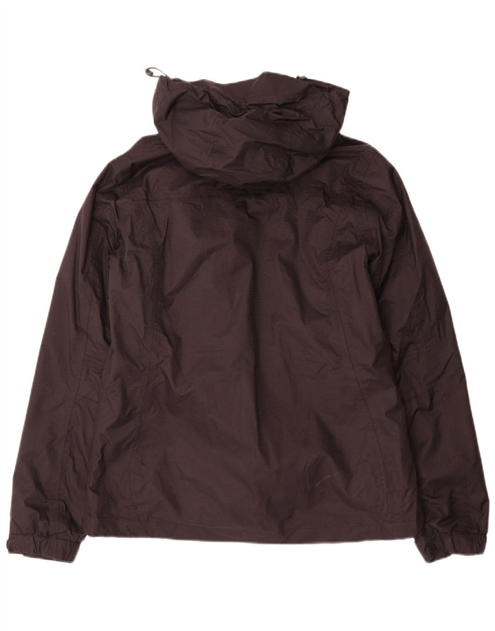 Mountain Warehouse Womens Hooded Rain Jacket UK 10 Small Black Nylon