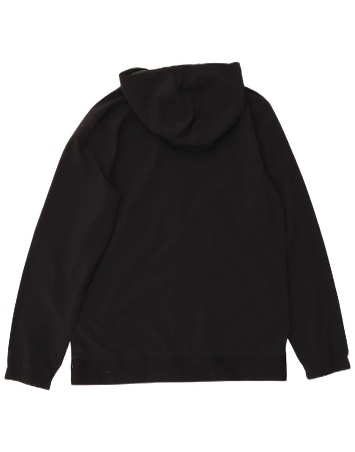 UNDER ARMOUR Mens Hooded Tracksuit Top Jacket Medium Black Colourblock