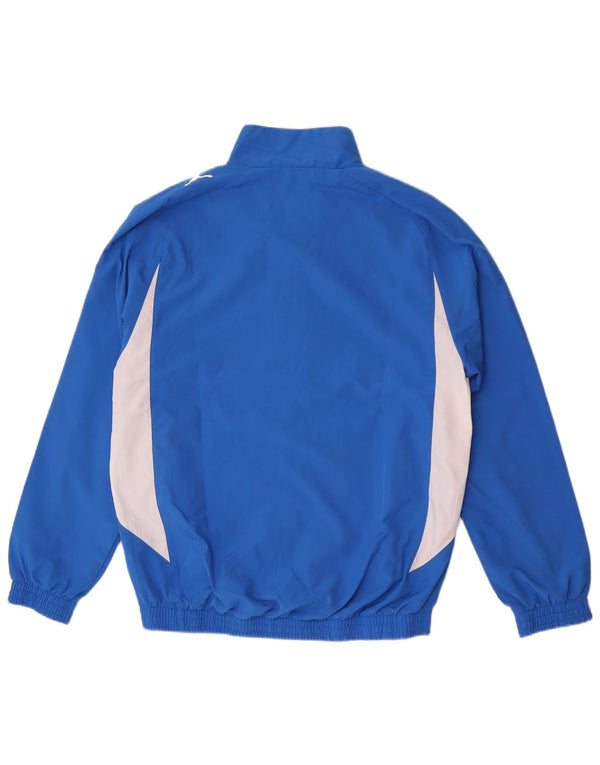 Puma Mens Tracksuit Top Jacket Small Blue Colourblock Polyester Sports