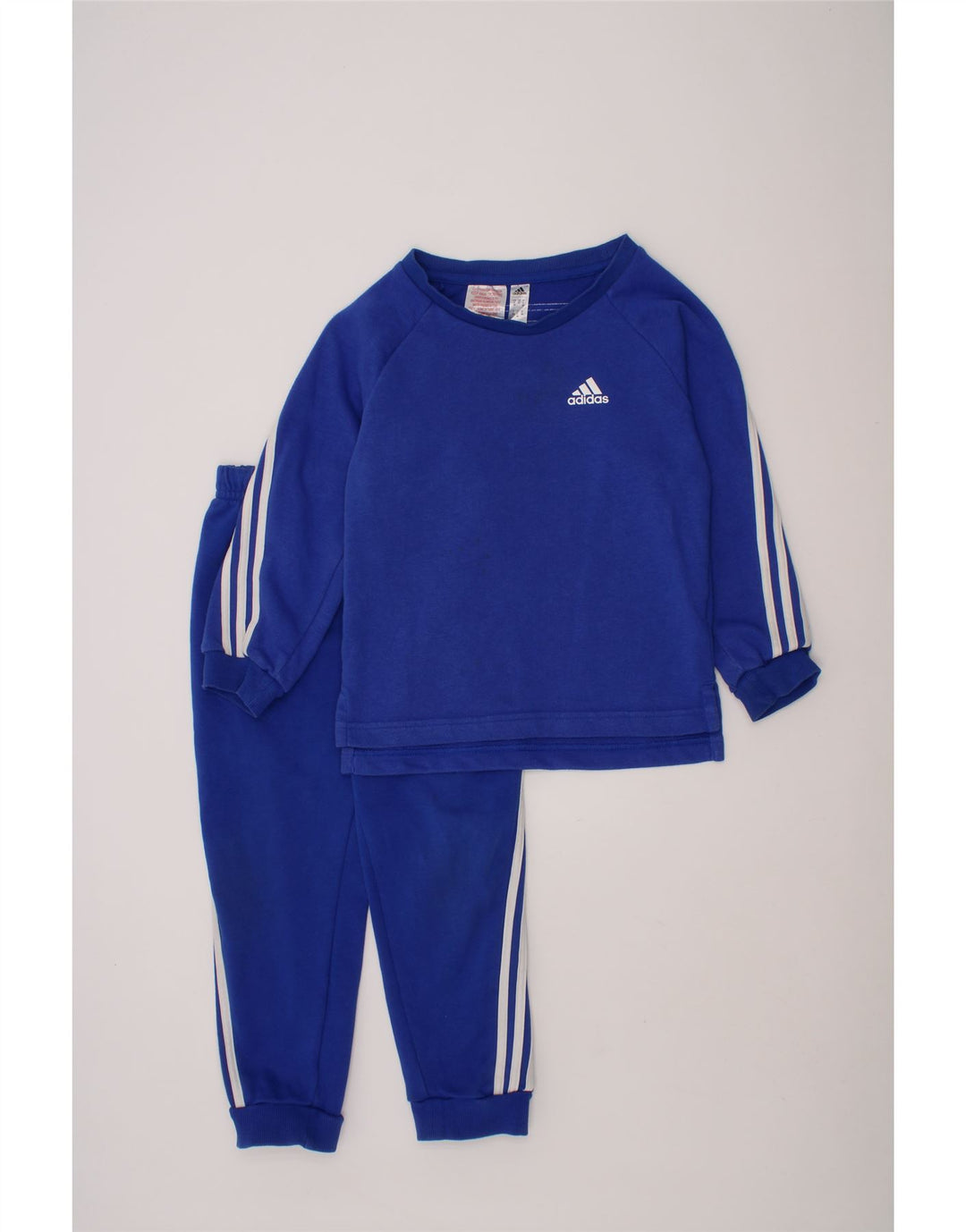 ADIDAS Boys Full Tracksuit 3-4 Years  Blue Cotton Vintage Adidas and Second-Hand Adidas from Messina Hembry 