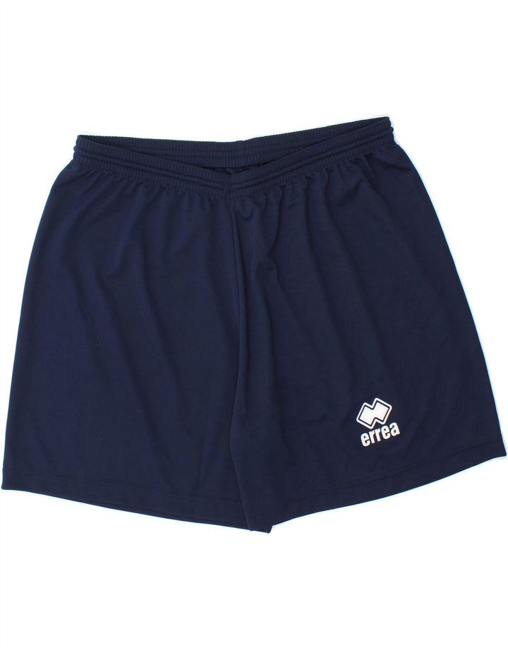 ERREA Mens Sport Shorts 2XL Navy Blue Polyester Vintage Errea and Second-Hand Errea from Messina Hembry 