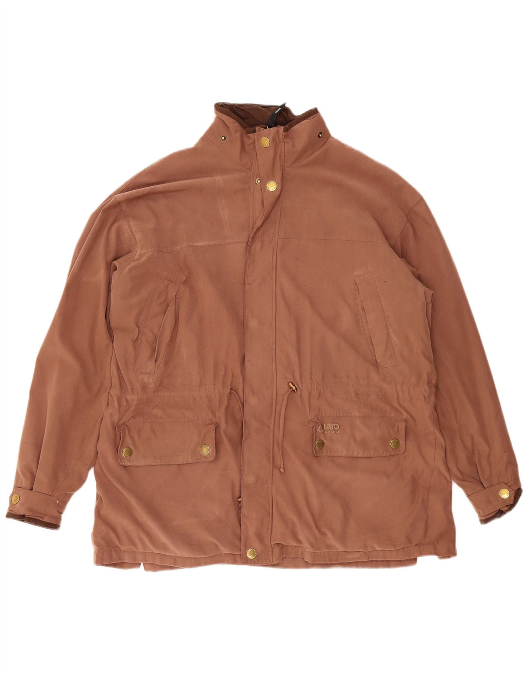 Musto Mens Windbreaker Jacket UK 40 Large Brown Polyester