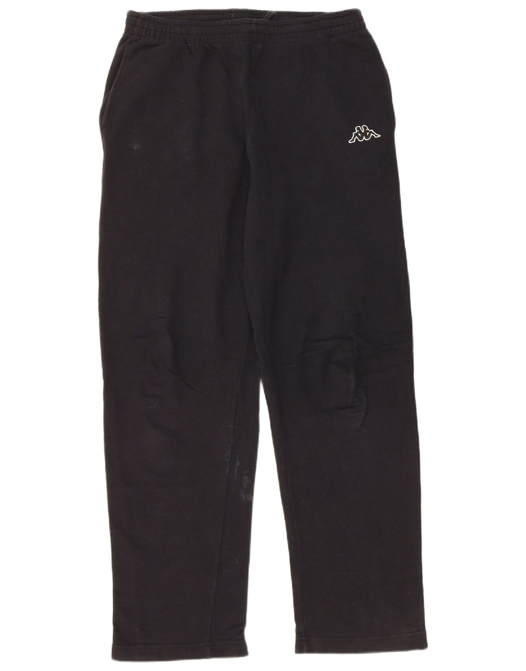 Kappa Mens Tracksuit Trousers Medium  Black Cotton