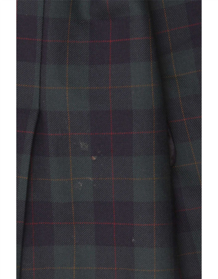 Baumler Mens Double Breasted Blazer Jacket UK 40 Large Green Check