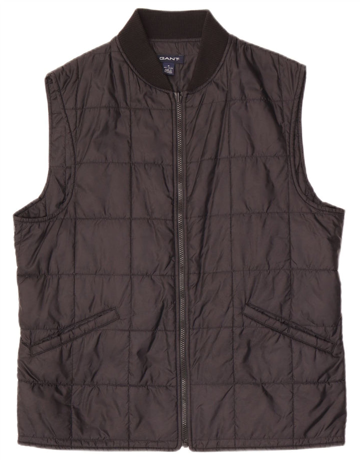 Gant Mens Liner Padded Gilet UK 38 Medium Black Nylon