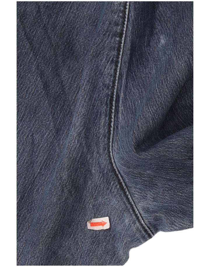 LEE Womens Greensboro Comfort Fit Straight Jeans W32 L26 Blue Cotton