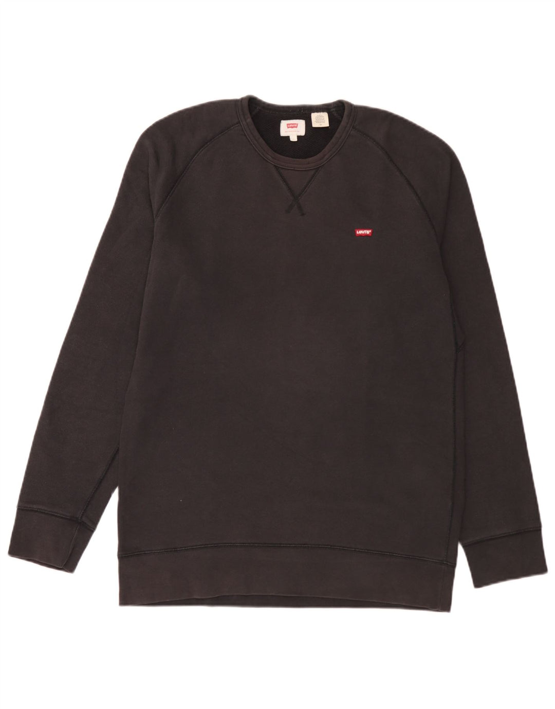 Levi's Mens Sweatshirt Jumper Large Black Cotton