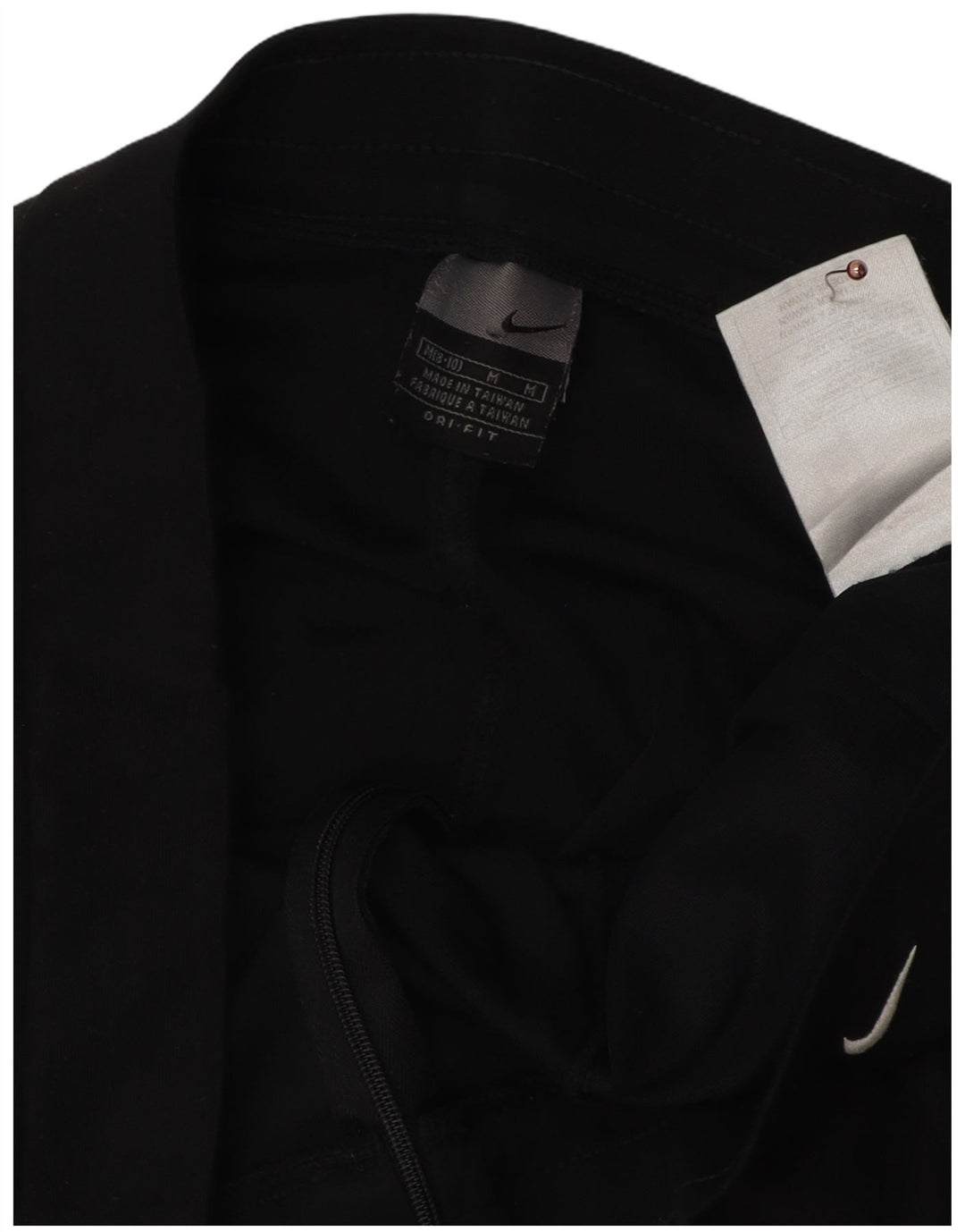 NIKE Womens Dri Fit Tracksuit Trousers US 8/10 Medium  Black Polyester