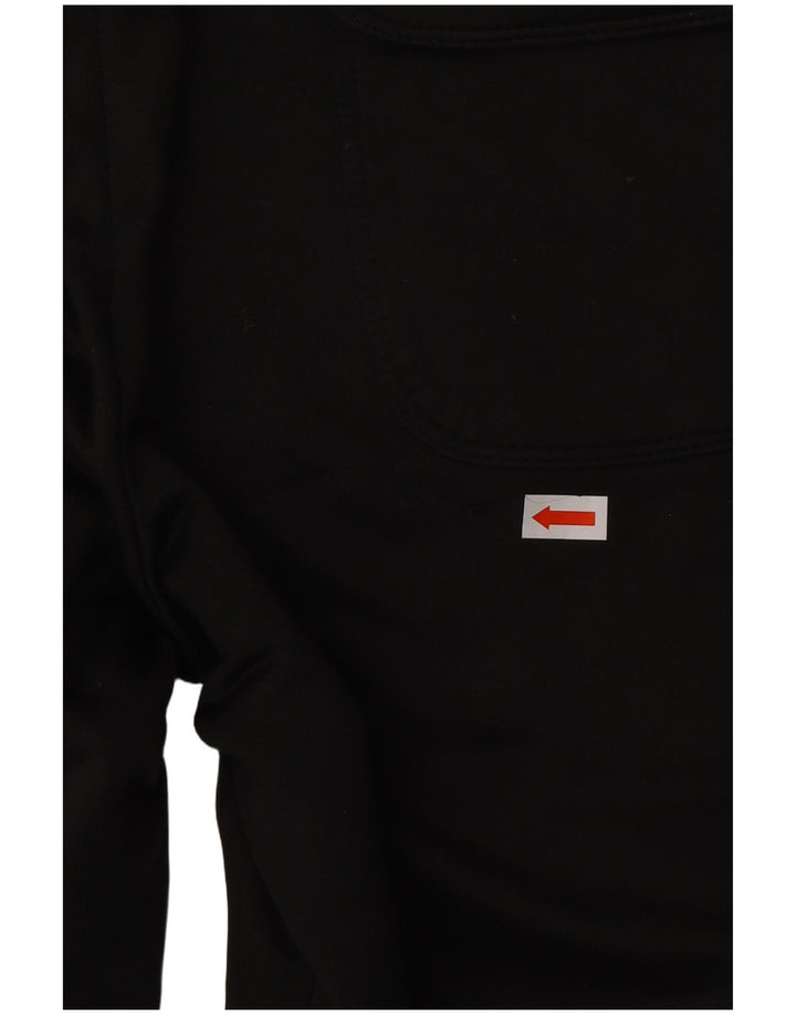 NIKE Womens Bermuda Sport Shorts US 4/6 Small Black Polyester