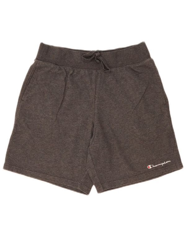 Champion Mens Sport Shorts Medium  Grey Cotton