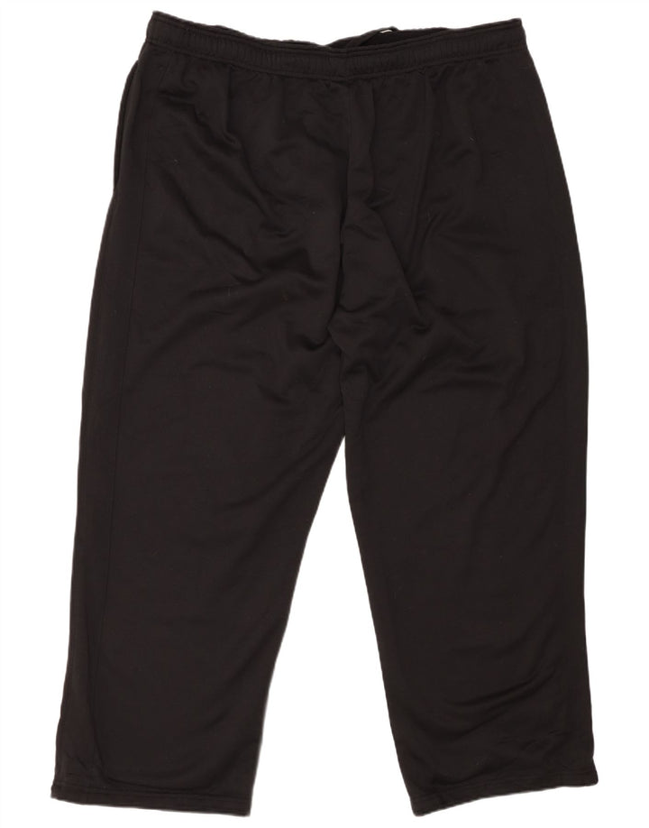 RUSSELL ATHLETIC Mens Tracksuit Trousers 2XL  Black Polyester