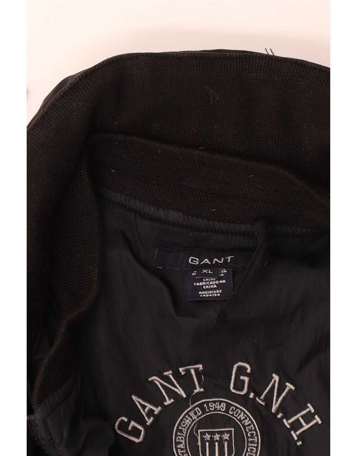Gant Mens Utility Jacket UK 42 XL Black Polyester