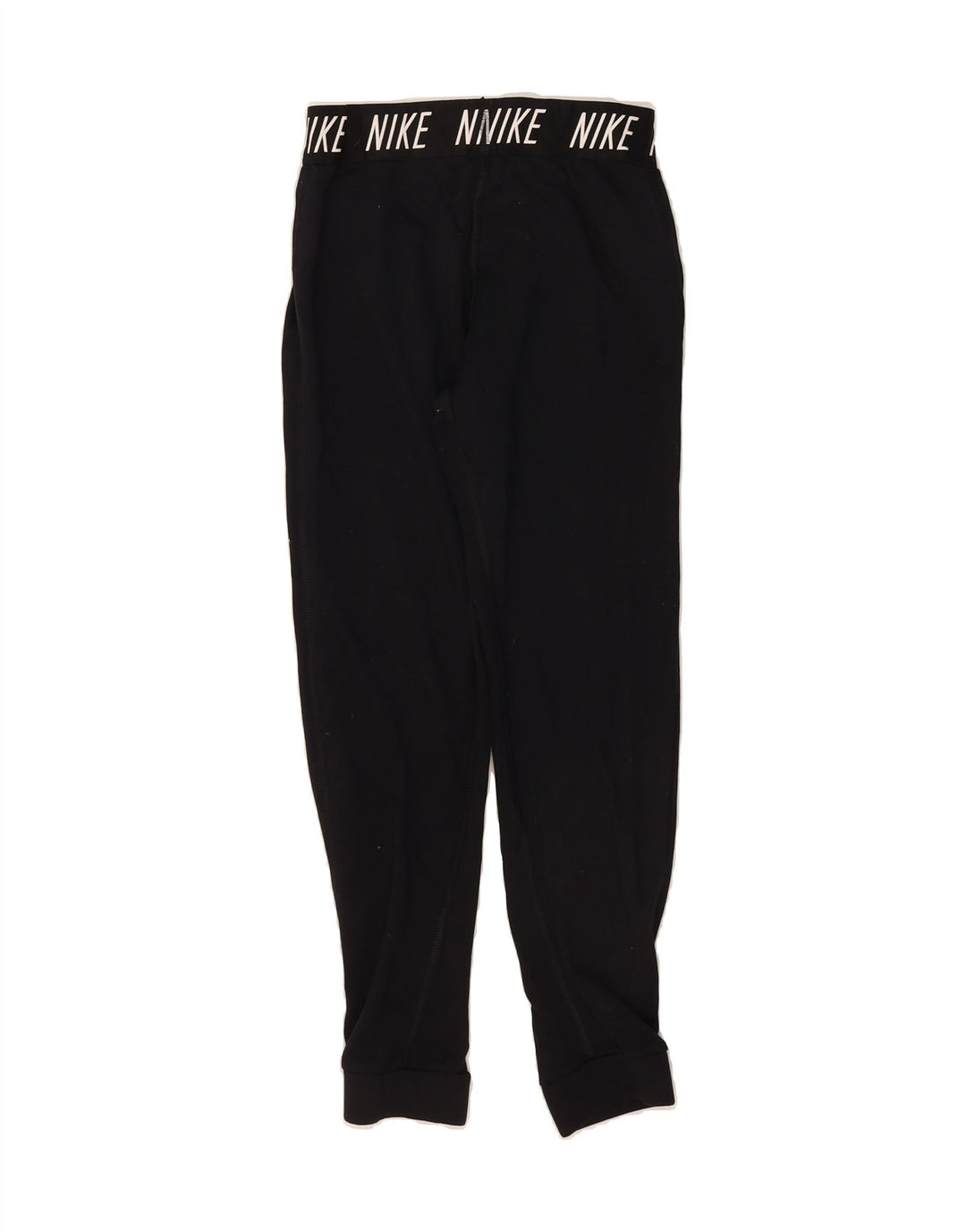 NIKE Womens Graphic Leggings UK 12 Medium  Black Polyester Vintage Nike and Second-Hand Nike from Messina Hembry 