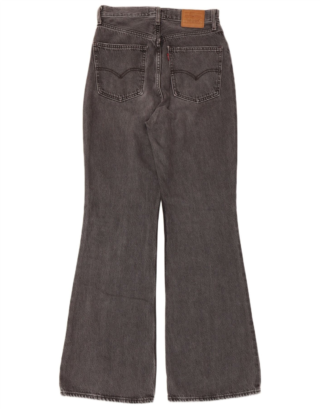 Levi's Womens High Rise Flared Jeans W27 L32 Grey