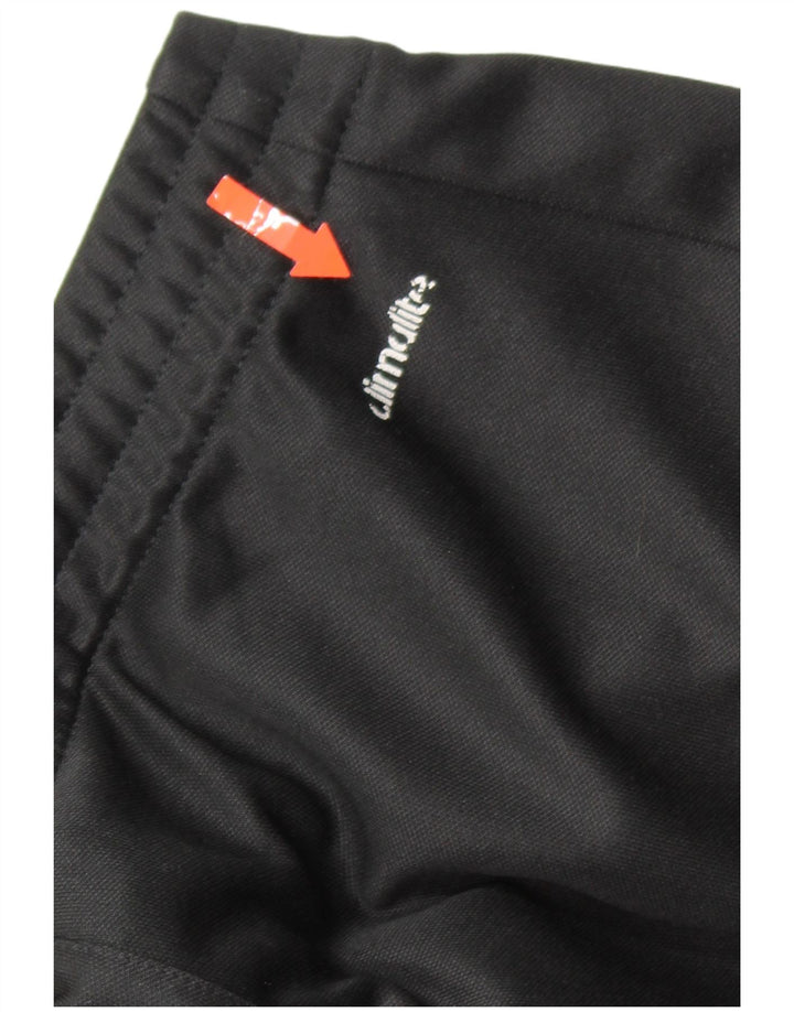 Adidas Mens Tracksuit Trousers Small Black Polyester