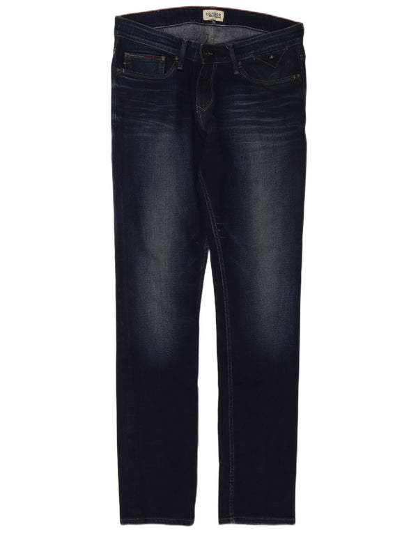 Tommy Hilfiger Mens Slim Jeans W34 L34 Navy Blue Cotton