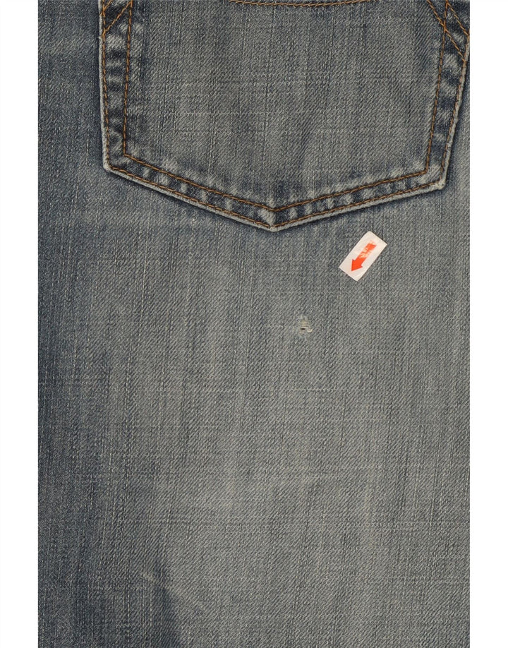 RICA LEWIS Mens Straight Jeans W36 L31 Blue