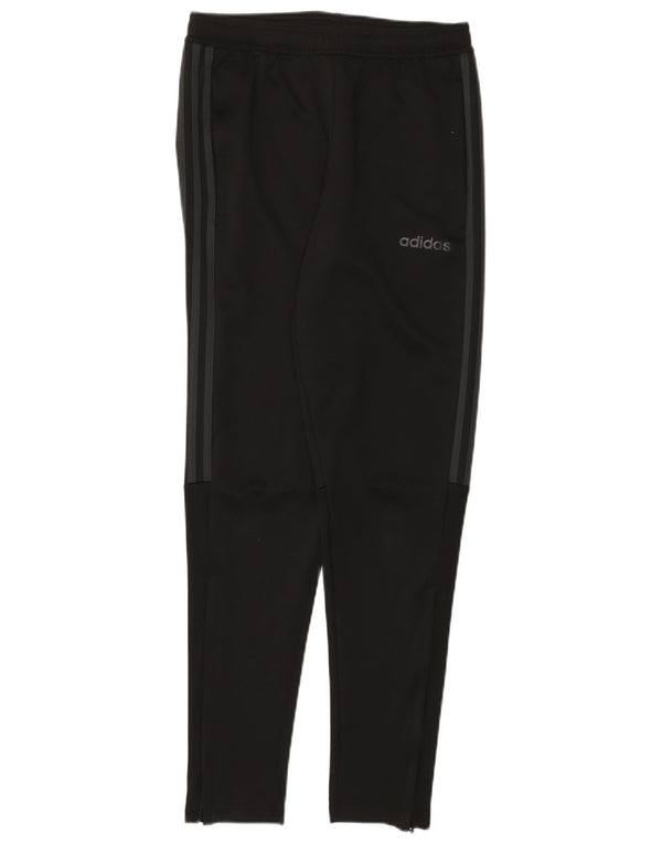 Adidas Mens Climalite Tracksuit Trousers Small Black Polyester