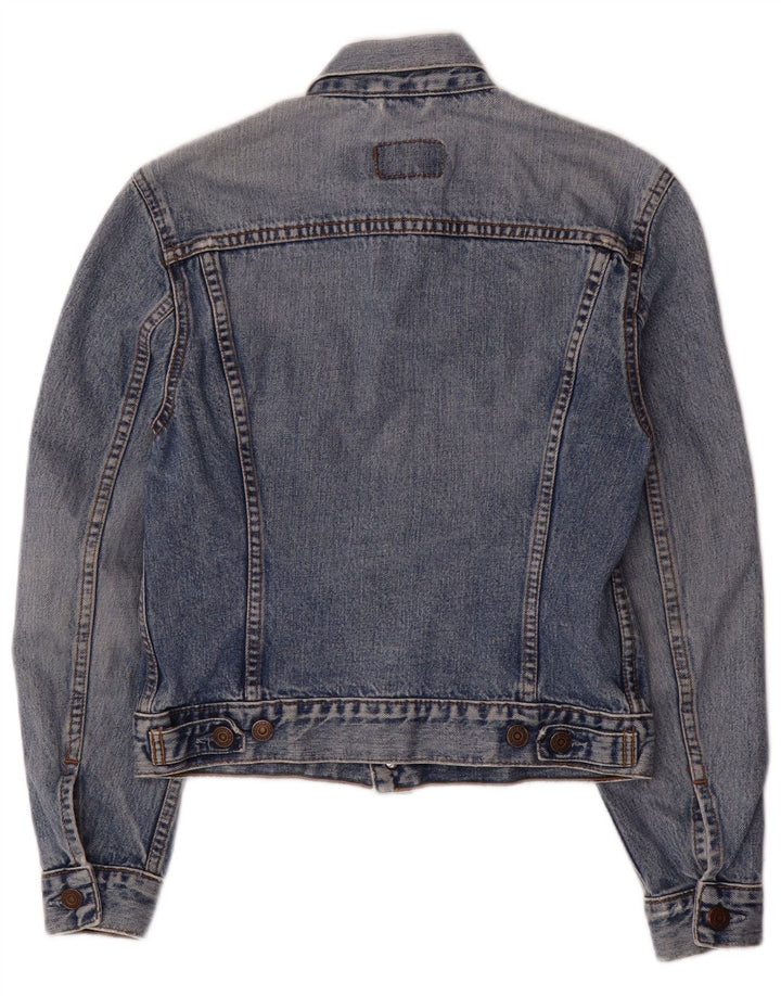 Levi's Womens Denim Jacket UK 10 Small Blue Cotton