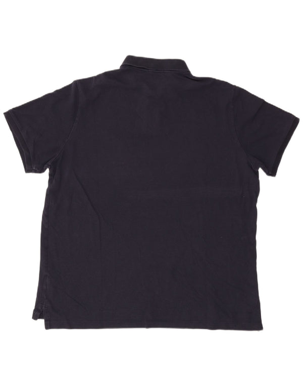 POLO RALPH LAUREN Mens Classic Fit Polo Shirt XL Navy Blue Cotton