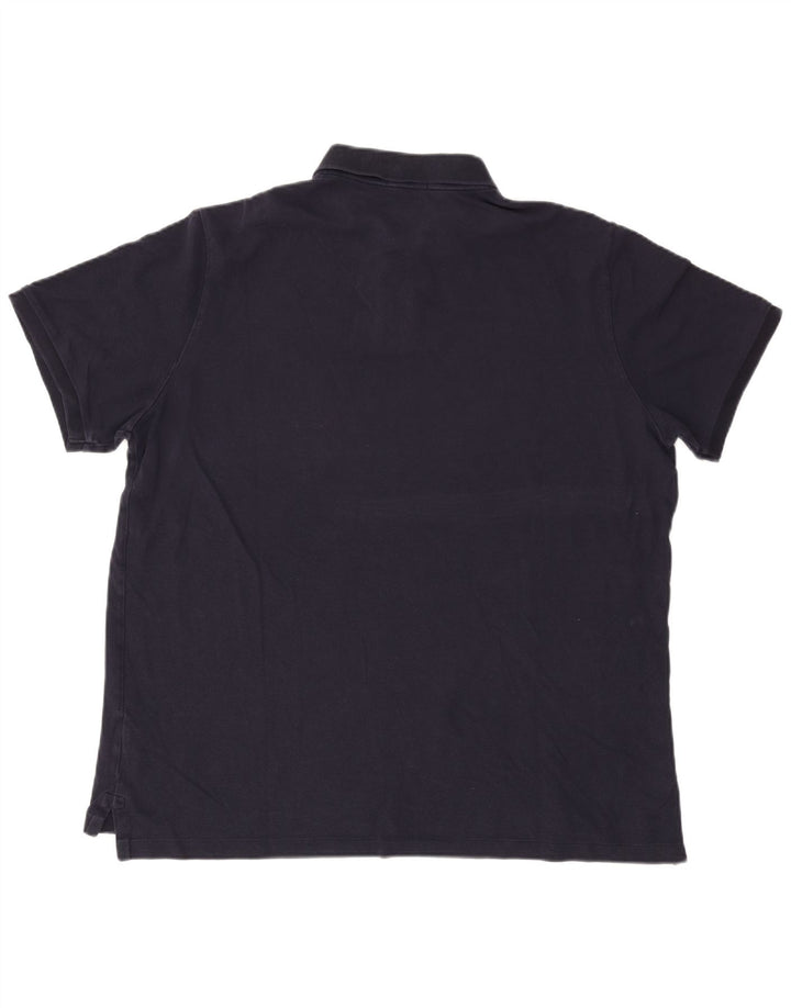 POLO RALPH LAUREN Mens Classic Fit Polo Shirt XL Navy Blue Cotton