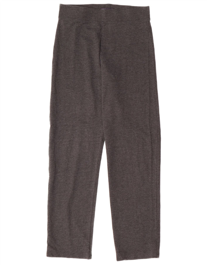 Marks & Spencer Womens Tracksuit Trousers UK 10 Small  Grey Cotton