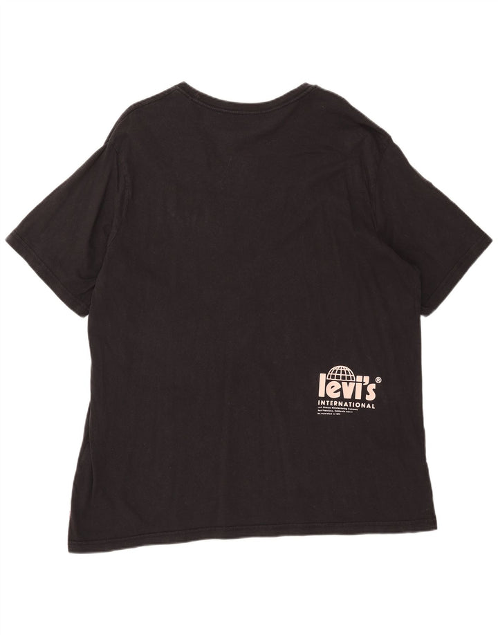 Levi's Mens Relaxed Graphic T-Shirt Top XL Black