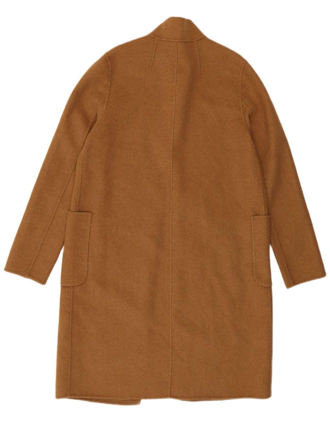 Hobbs Womens Overcoat UK 10 Small Brown Wool