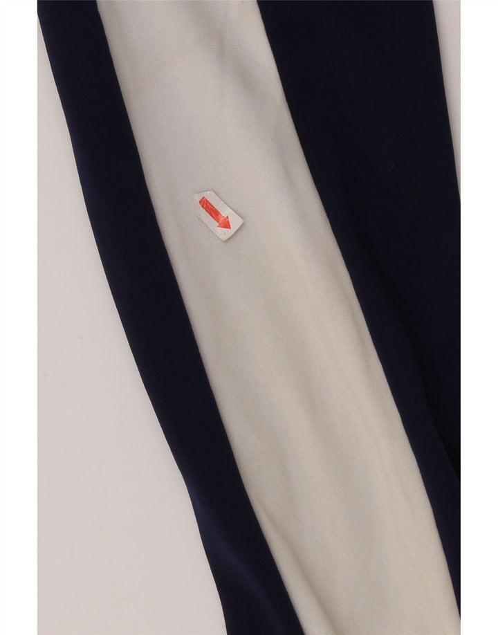 Puma Mens Tracksuit Top Jacket Small Navy Blue Colourblock Polyester