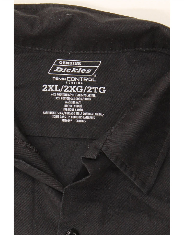 Dickies Mens Shirt 2XL Black Polyester