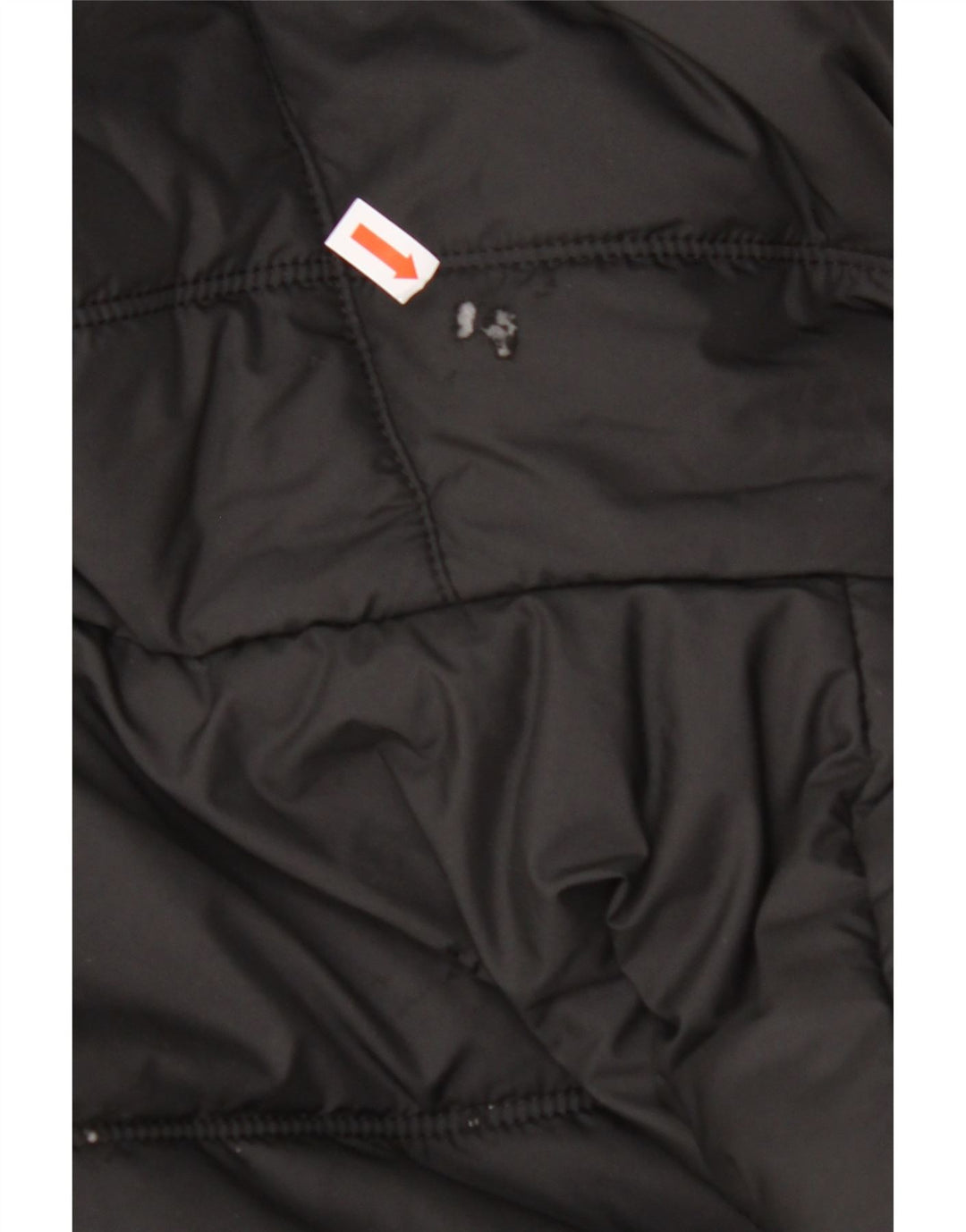 JACK WOLFSKIN Mens Hooded Padded Jacket UK 40 Medium Black Polyester