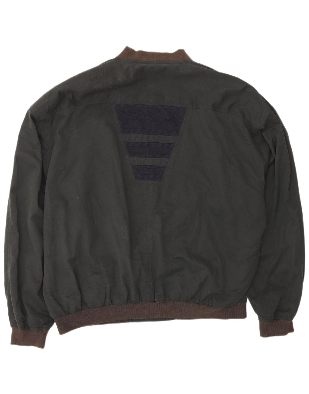 C.C.CONCORD  Mens Bomber Jacket UK 44 2XL Black Colourblock Polyester