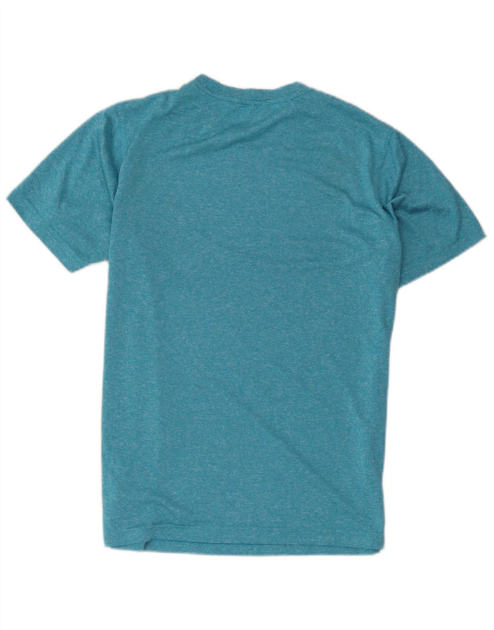 New Balance Mens T-Shirt Top Small Blue Polyester