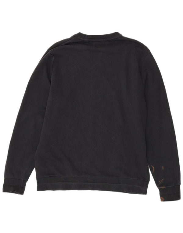 Converse Mens Sweatshirt Jumper Medium Black Cotton