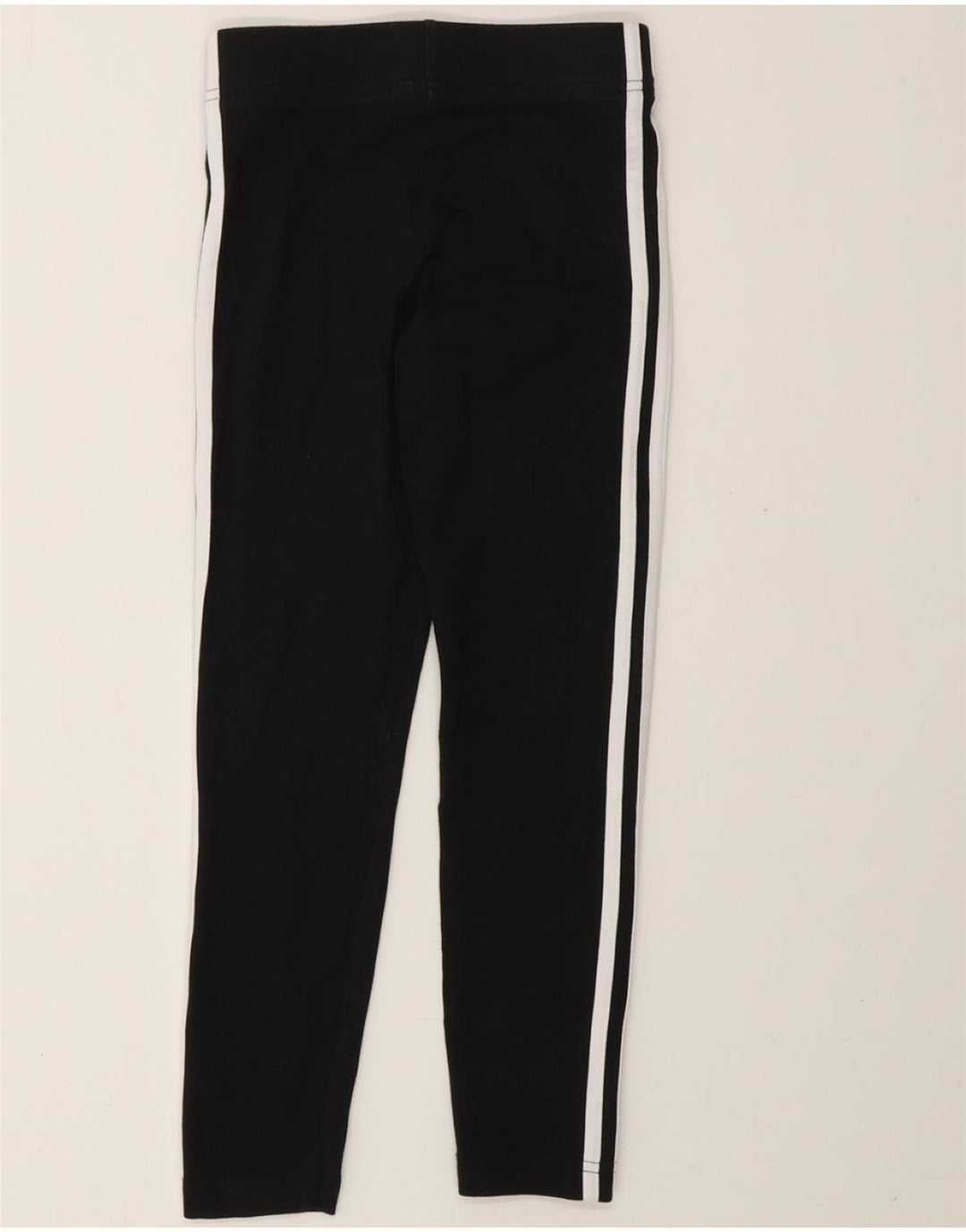 ADIDAS Girls Leggings 9-10 Years  Black Cotton