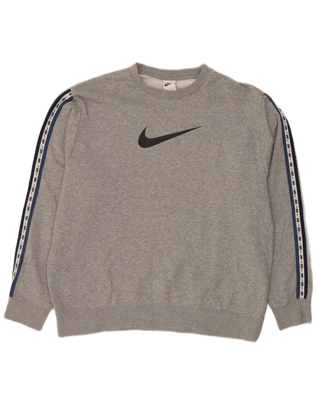 NIKE Mens Graphic Sweatshirt Jumper XL Grey Cotton
