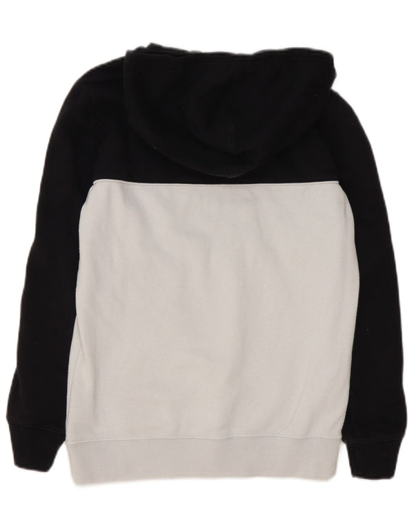 Champion Boys Hoodie Jumper 11-12 Years Large White Colourblock Cotton