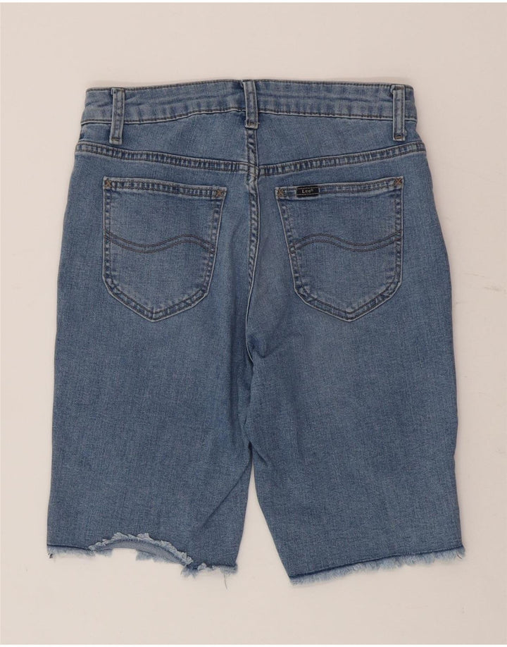 Lee Womens Denim Shorts US 6 Medium W28  Blue Cotton