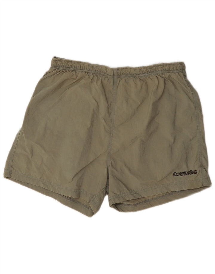 Invicta Mens Swimming Shorts Medium Khaki Polyamide