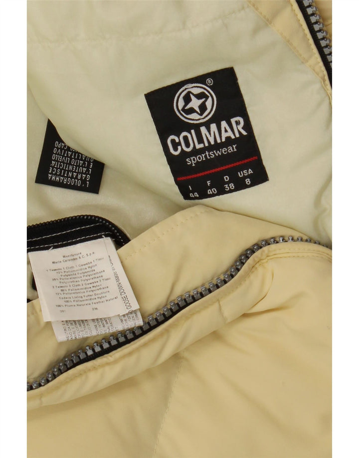 Colmar Womens Padded Gilet IT 44 Medium Beige Colourblock Polyamide