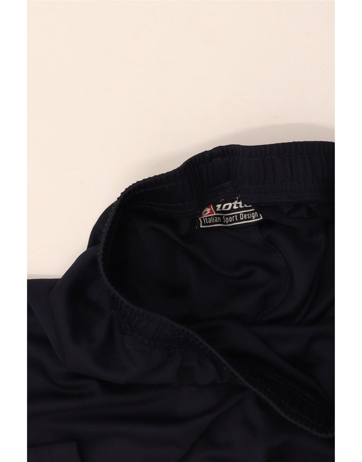 LOTTO Womens Sport Shorts UK 10 Small  Navy Blue