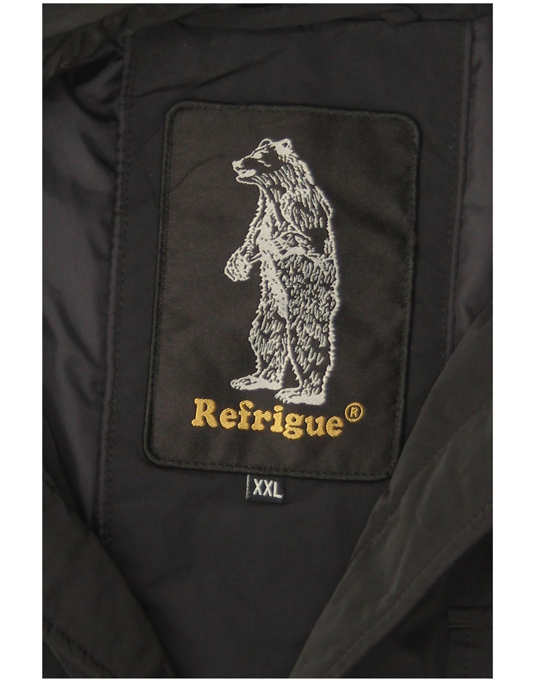 Refrigue Mens Utility Jacket UK 44 2XL Navy Blue Polyester