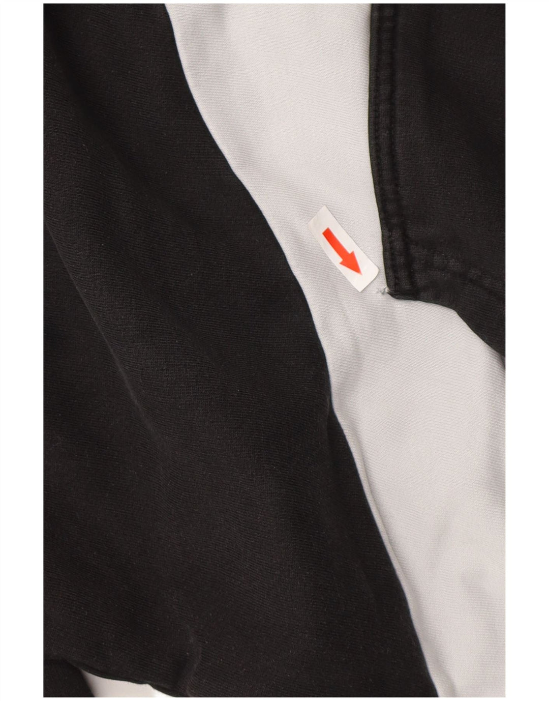 PUMA Mens Hoodie Jumper Medium Black Colourblock Cotton