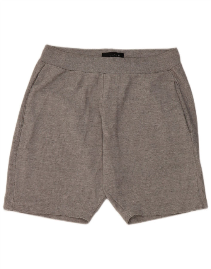 Zara Mens Sport Shorts Medium  Grey
