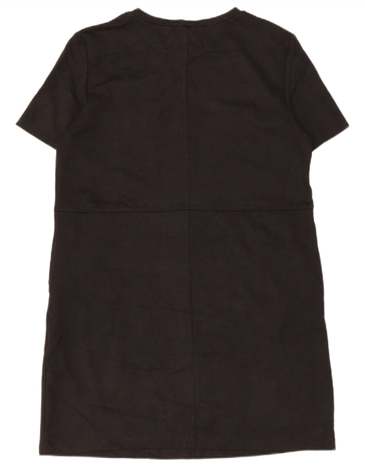Zara Womens Shift Dress UK 14 Medium Black