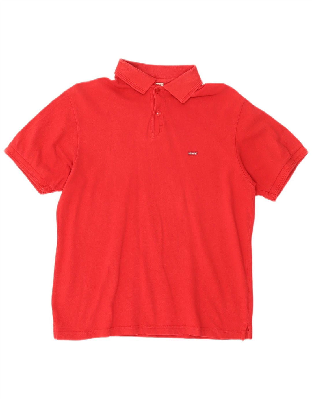 Levi's Mens Polo Shirt Medium Red