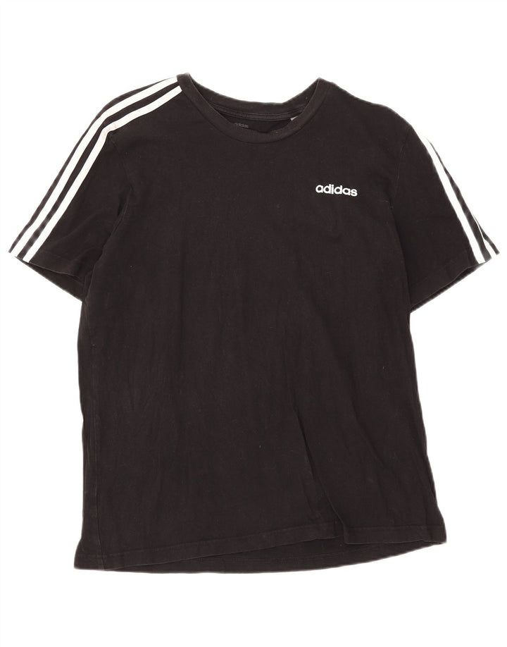 Adidas Mens T-Shirt Top Large Black